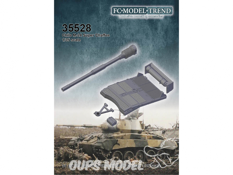 FC MODEL TREND accessoire résine 35528 M-24 Super Chaffee Chili Bronco 1/35