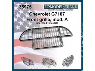 FC MODEL TREND accessoire résine 35975 Chevrolet G7107 grille avant modèle A 1/35