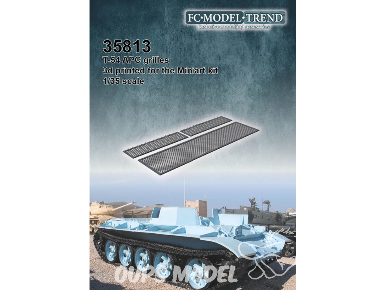 FC MODEL TREND accessoire résine 35813 Grilles T-54 APC Mini Art 1/35