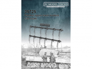 FC MODEL TREND accessoire résine 35725 Rails support maillon de chenille Panther 1/35