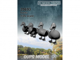 FC MODEL TREND accessoire résine 35693 Canards 1/35