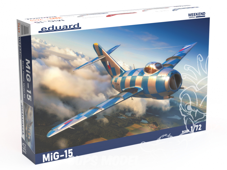 EDUARD maquette avion 7459 MiG-15 WeekEnd Edition 1/72