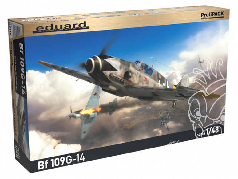 EDUARD maquette avion 82118 Messerschmitt Bf 109G-14 ProfiPack Edition Réédition 1/48