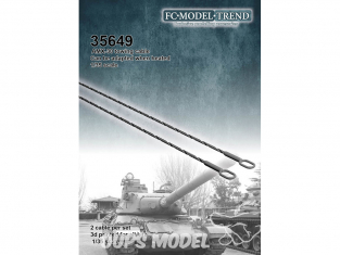 FC MODEL TREND accessoire résine 35649 Cable de remorquage AMX-30 1/35