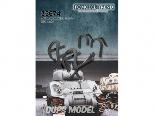 FC MODEL TREND accessoire résine 35674 Protection feux M4 Sherman 1/35