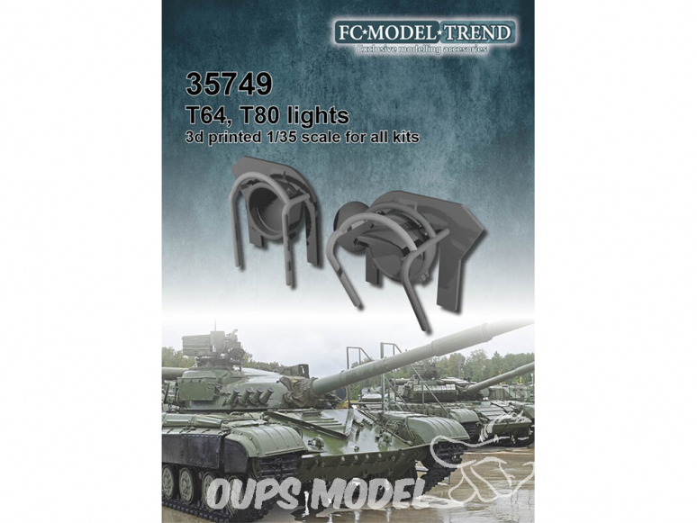 FC MODEL TREND accessoire résine 35749 Feux T-64 / T-80 1/35