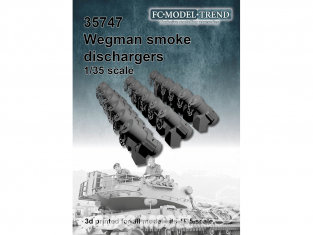 FC MODEL TREND accessoire résine 35747 Déchargeur de grenades fumigènes Wegman 1/35