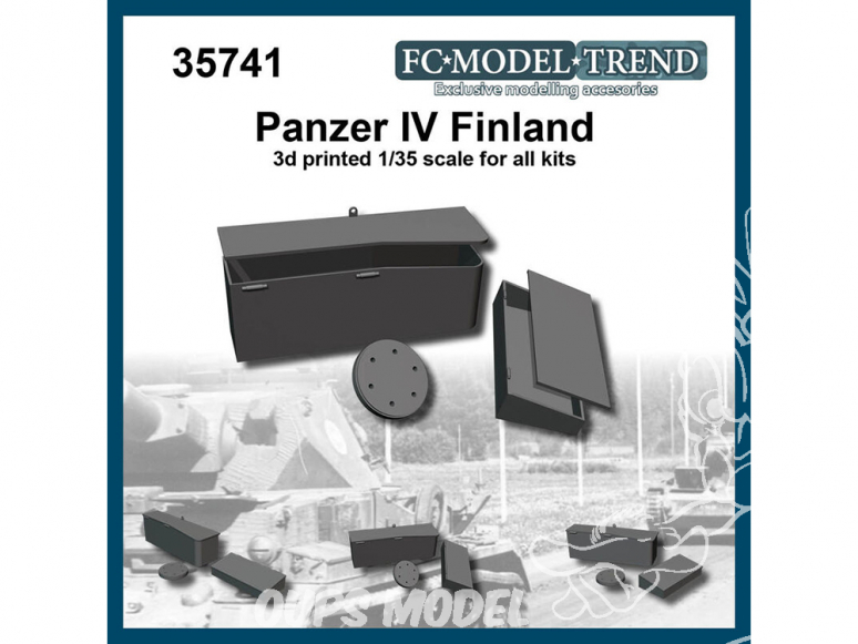 FC MODEL TREND accessoire résine 35741 Set de détails Panzer IV Finlande 1/35