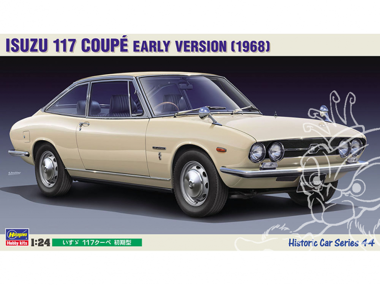 HASEGAWA maquette voiture 21144 Isuzu 117 Coupé Premier Type 1/24