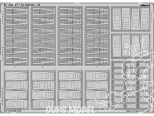 EDUARD photodecoupe avion 481082 Moteurs SR-71A Revell 1/48