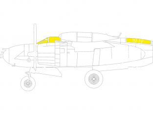 Eduard Express Mask EX845 B-26K Invader TFace Icm 1/48