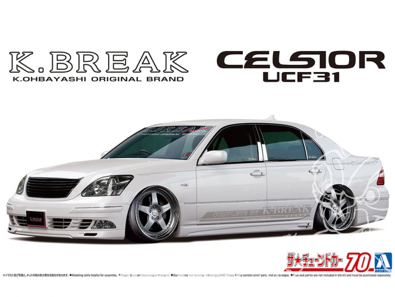 Aoshima maquette voiture 63279 Toyota Celsior UCF31 2003 K.Break 1/24