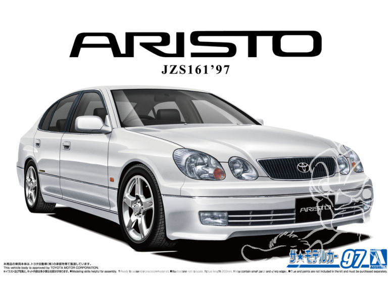 Aoshima maquette voiture 61954 Toyota Aristo JZS161 1997 1/24