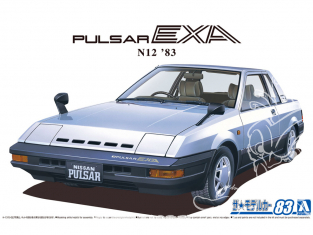 Aoshima maquette voiture 62722 Nissan Pulsar EXA N12 1983 1/24