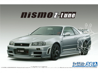 Aoshima maquette voiture 58312 Nissan Skyline GT-R Z-tune BNR34 2004 1/24