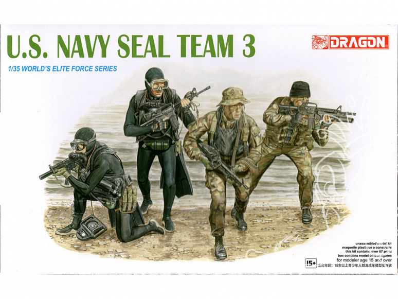 dragon maquette militaire 3025 U.S. Navy Seal Team 3 1/35