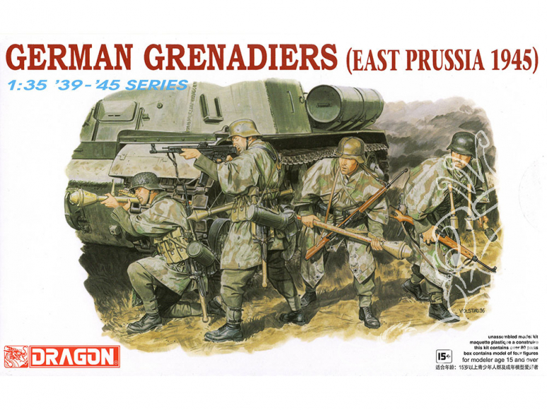 dragon maquette militaire 6057 Grenadiers allemands Prusse orientale 1945 1/35