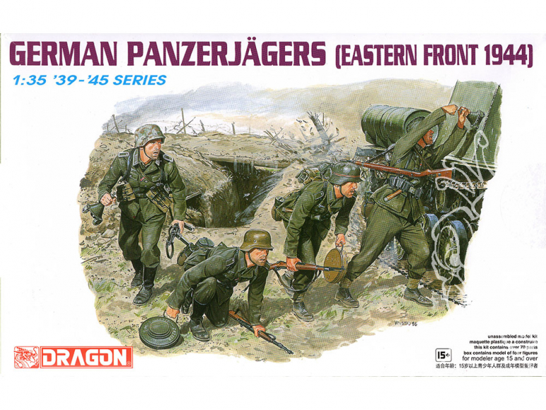 dragon maquette militaire 6058 Panzerjager allemand Front de l'Est 1944 1/35