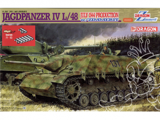 Dragon maquette militaire 6369 Jagdpanzer IV L/48 Juillet 1944 avec Zimmerit 1/35