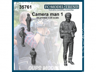 FC MODEL TREND figurine résine 35761 Reporter 1 1/35