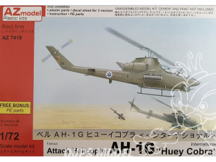 AZ Model Kit helicoptere AZ7419 Bell AH-1G Huey Cobra International 1/72