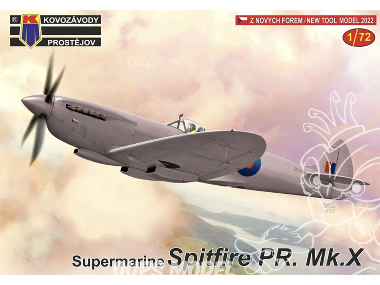 KP Model kit avion KPM0290 Supermarine Spitfire PR. Mk.X 1/72