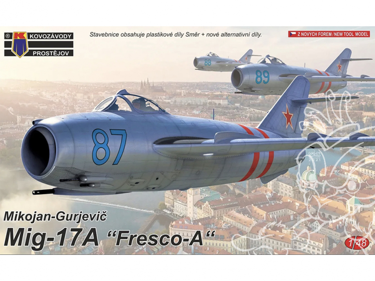 KP Model kit avion Kpm4824 Mikoyan-Gourevitch MiG-17A Fresco-A 1/48