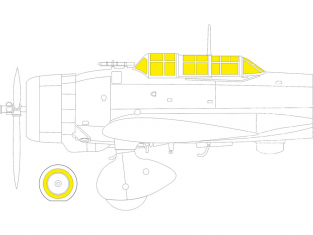 Eduard Express Mask EX864 D3A1 Val TFace Hasegawa 1/48