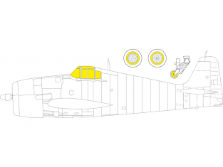 Eduard Express Mask EX865 F6F-3 TFace Eduard 1/48