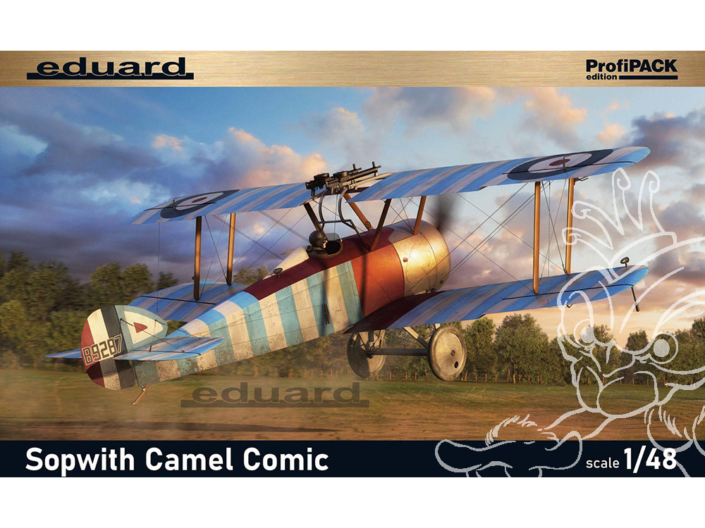Maquette avion en bois et métal : Sopwith Camel 1918