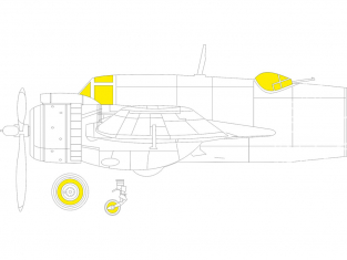 Eduard Express Mask EX875 Beaufighter Mk.X TFace Tamiya 1/48