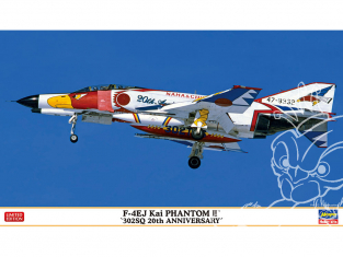 Hasegawa maquette avion 02396 F-4EJ Kai Super Phantom "Peinture du 20e anniversaire de la 302SQ" 1/72