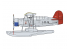 Hasegawa maquette avion 02394 Hydravion SOC-3 Seagull Machine embarquée sur l&#039;USS Pennsylvania 2kits inclus 1/72