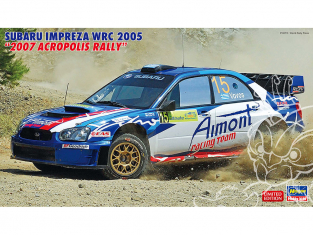 Hasegawa maquette voiture 20558 Subaru Impreza WRC 2005 "Rallye de l'Acropole 2007" 1/24