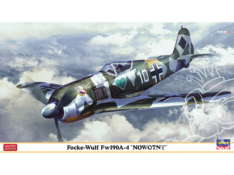 Hasegawa maquette avion 07506 Focke-Wulf Fw190A-4 Nowotny 1/48