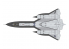 Hasegawa maquette avion 02395 SR-71 Blackbird (type A) avec GTD-21B 1/72