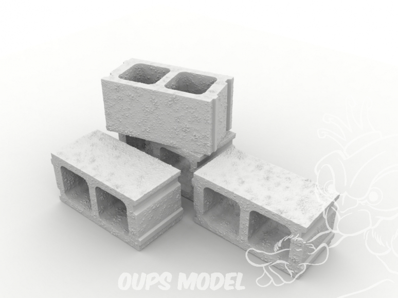 HD Models maquette HDM35092 Blocs en béton 1/35