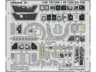 EDUARD photodecoupe avion 491288 Amélioration EA-18G Meng 1/48