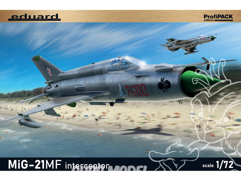 EDUARD maquette avion 70141 MiG-21MF Interceptor ProfiPack Edition Réédition 1/72