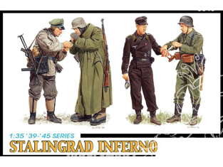 dragon maquette militaire 6343 soldats allemande dans l'enfer de Stalingrad 1/35