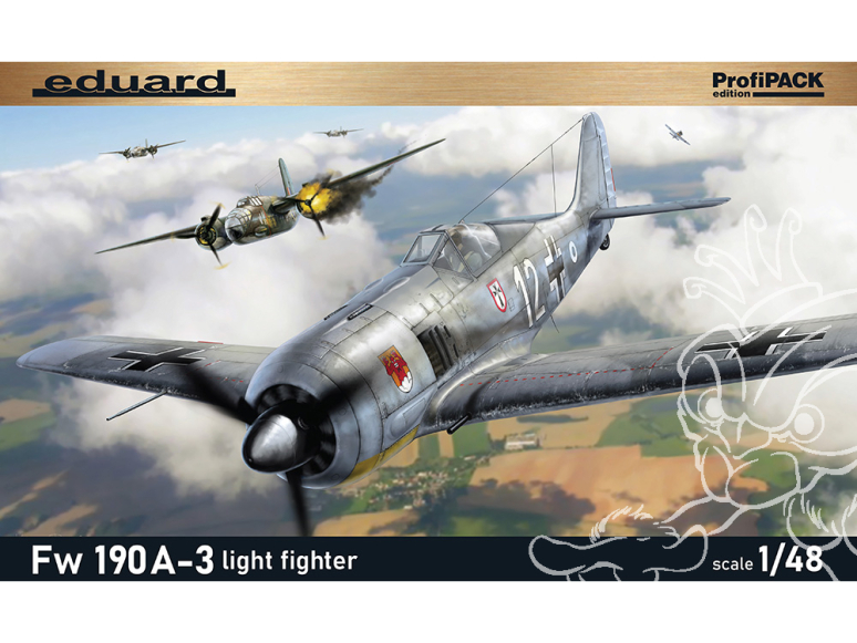 EDUARD maquette avion 82141 Focke Wulf Fw 190A-3 ProfiPack Edition 1/48