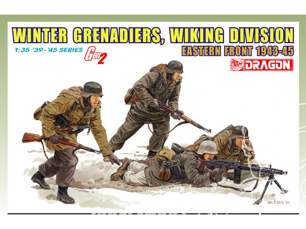 maquette figurine militaire d'hiver front est 1942-1943 Dragon 6154