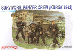 dragon maquette militaire 6129 Tankiste survivant Kursk 1943 1/35