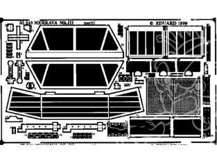 Eduard photodecoupe militaire 35243 Merkava Mk.III 1/35