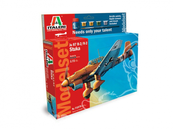 ITALERI maquette avion 71079 model set Junkers Ju 87 B-2 R-2 stuka 1/72