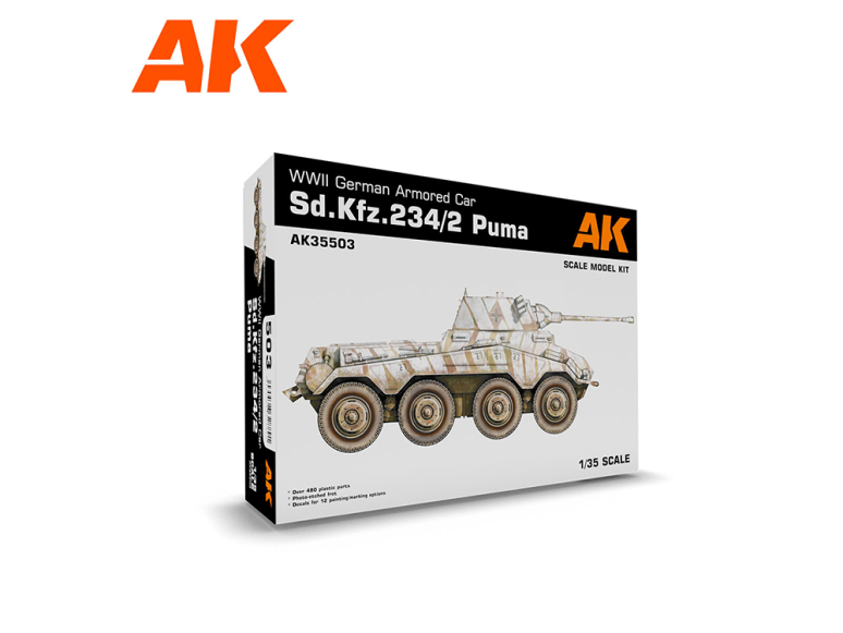 AK interactive ak35503 SD.KFZ.234/2 PUMA 1/35