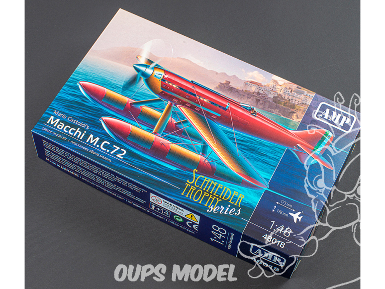 AMP maquette avion 48018 Macchi-Castoldi M.C.72 1/48