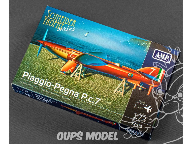 AMP maquette avion 72015 Piaggio Pegna PC.7 1/72