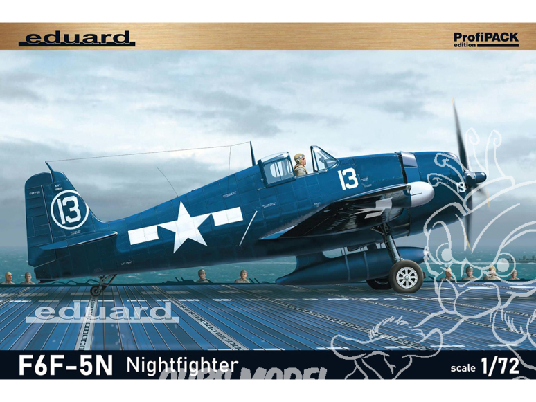 EDUARD maquette avion 7079 F6F-5N Nightfighter ProfiPack Edition Réédition 1/72