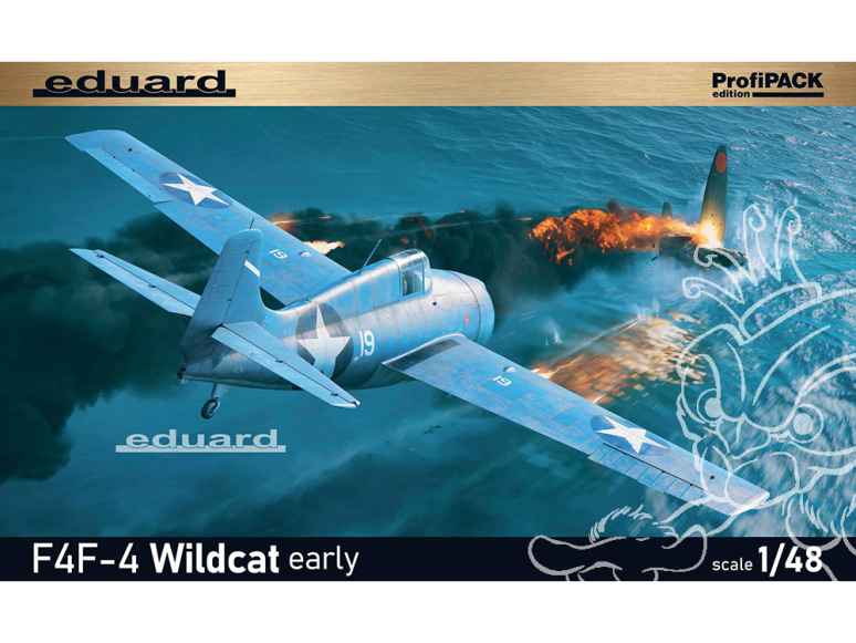 EDUARD maquette avion 82202 F4F-4 Wildcat Early ProfiPack Edition 1/48